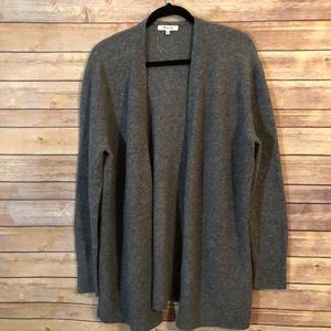 Madewell Cozy Short Walker Cardigan Gray